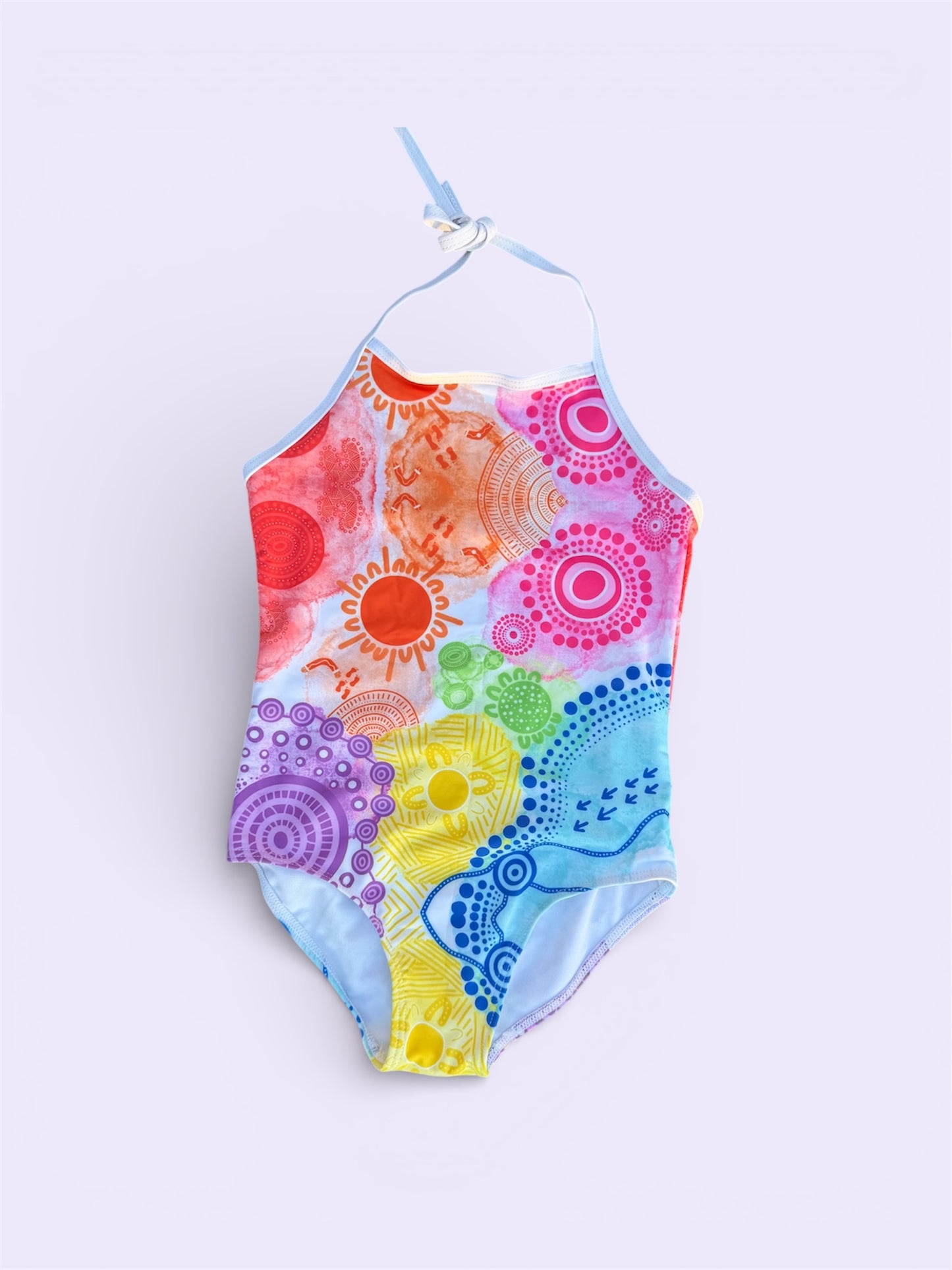 Yuluwirri (rainbow) Girls swimwear