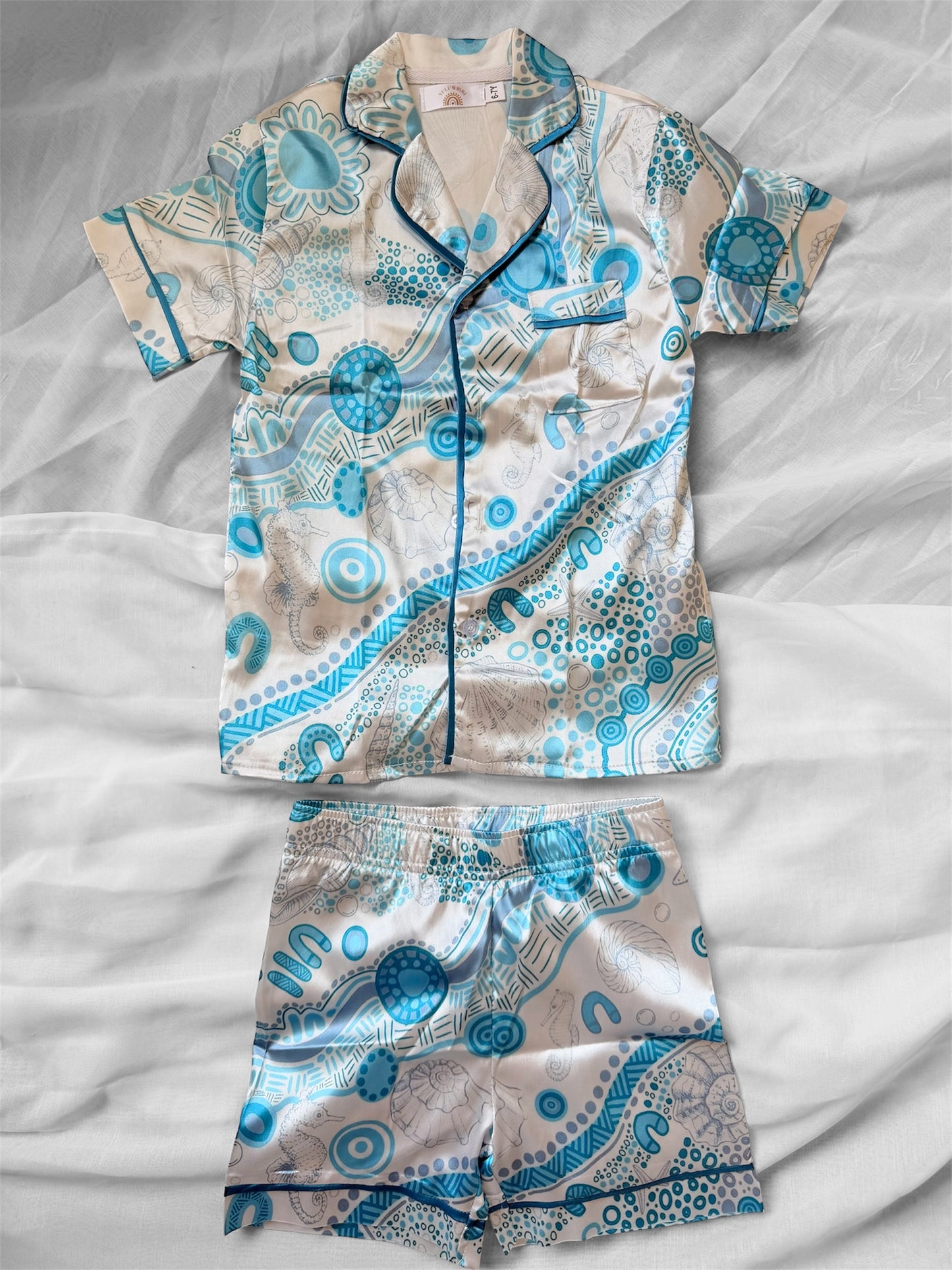 (Kids) Boys blue reef lounge set